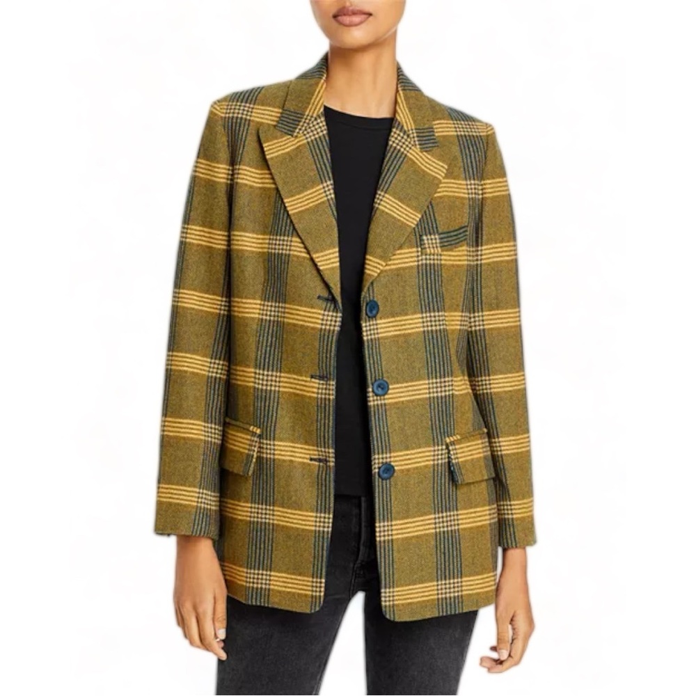 NWOT Daniel Rainn Plaid Blazer Button Front
Size Small - Picture 3 of 11